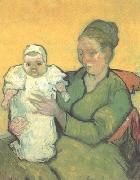 Vincent Van Gogh, Mother Roulin wtih Her Baby (nn04)